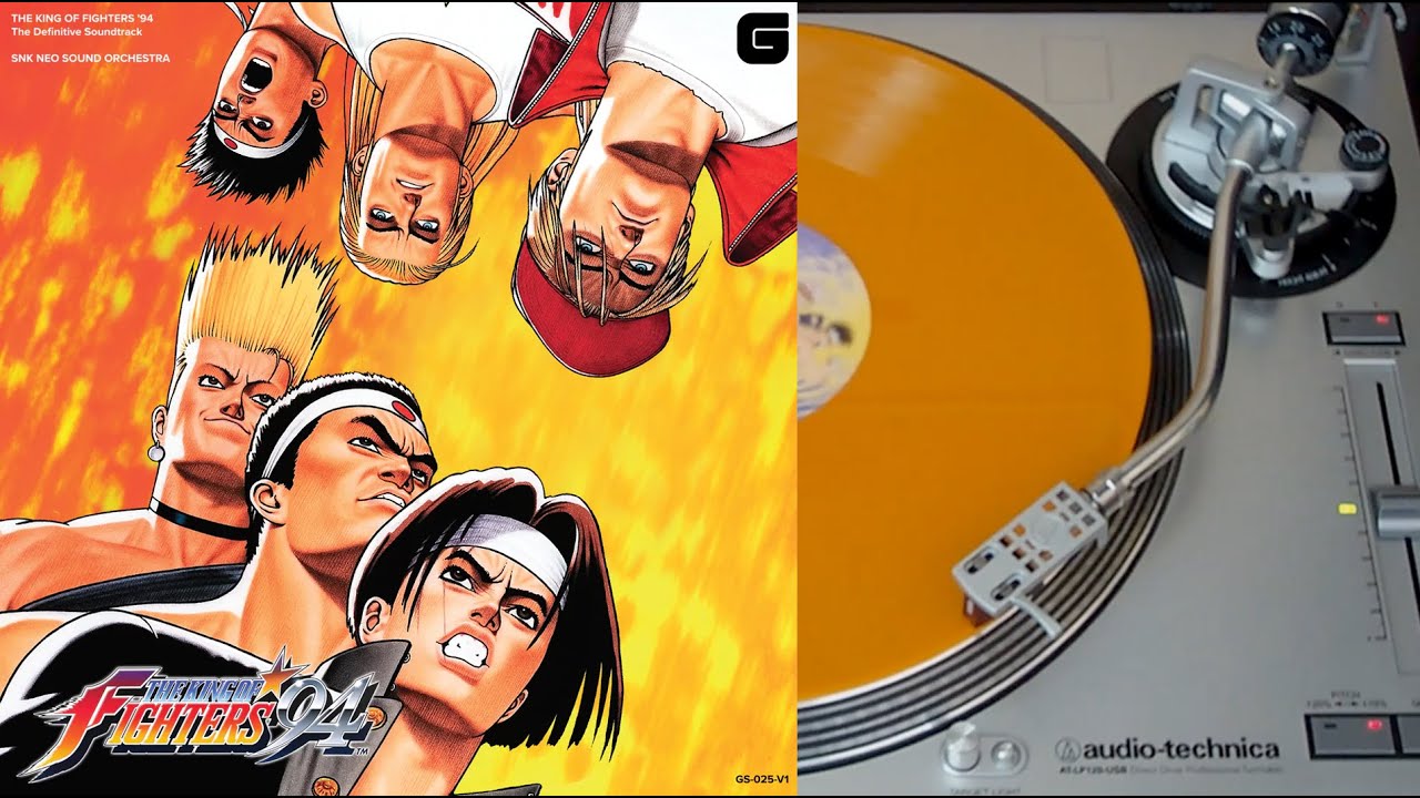 The King Of Fighters '94 The Definitive Soundtrack - OST vinyl collector LP face A (Brave Wave)