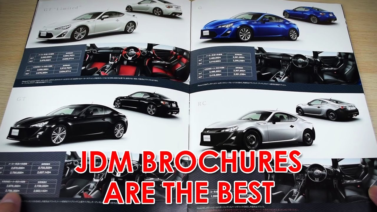 Japanese car brochures are the best