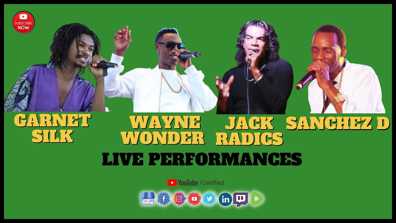 Official Reggae History: Garnet Silk, Wayne Wonder, Sanchez, & Jack Radics Live Performance