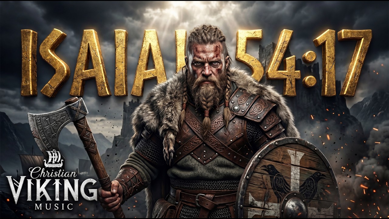 NO WEAPON FORMED AGAINST YOU SHALL PROSPER | Isaiah 54:17 | Christian Viking Anthem