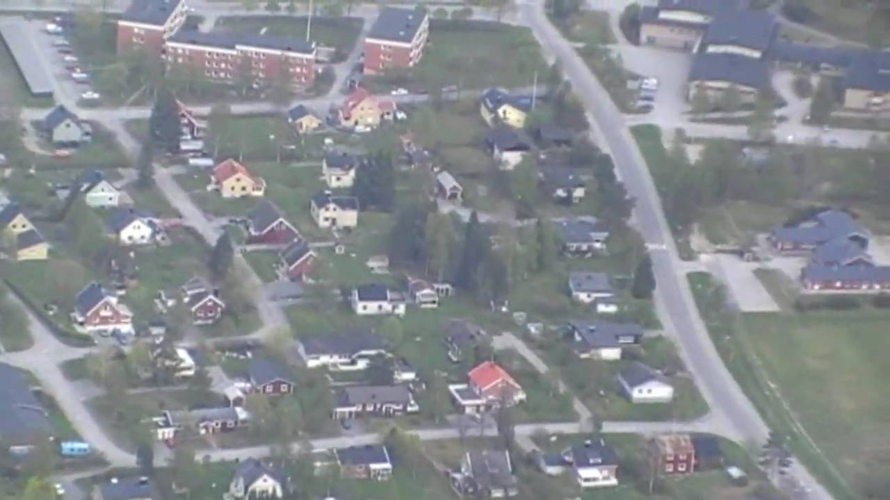 Flygtur från Mellansel via Tävra - Örnsköldsvik - Ulvön - Ullånger
