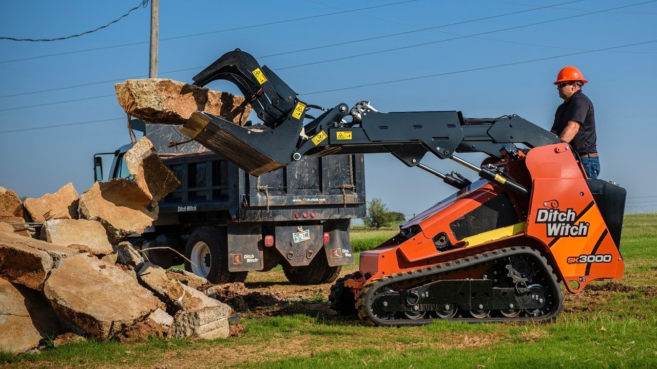 New Ditch Witch SK3000 most powerful stand-on track loader ever