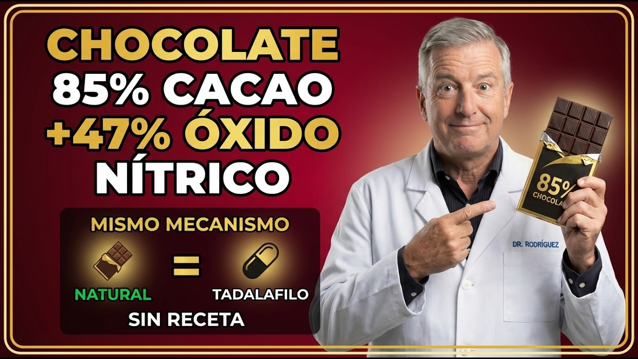 Urólogo Revela: Este Chocolate Aumenta Óxido Nítrico 47% en 2H