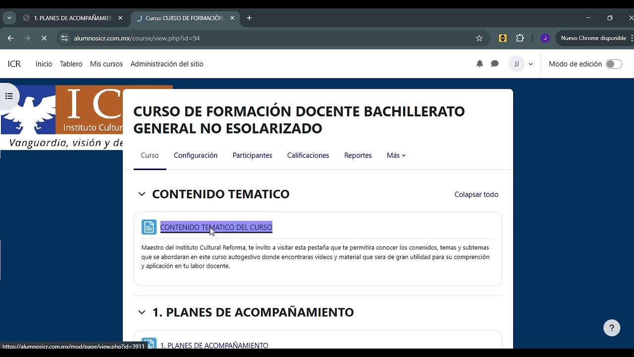 BIENVENIDOS AL CURSO DE FORMACIÓN DOCENTE DE BACHILLERATO GENERAL NO ESCOLARIZADO
