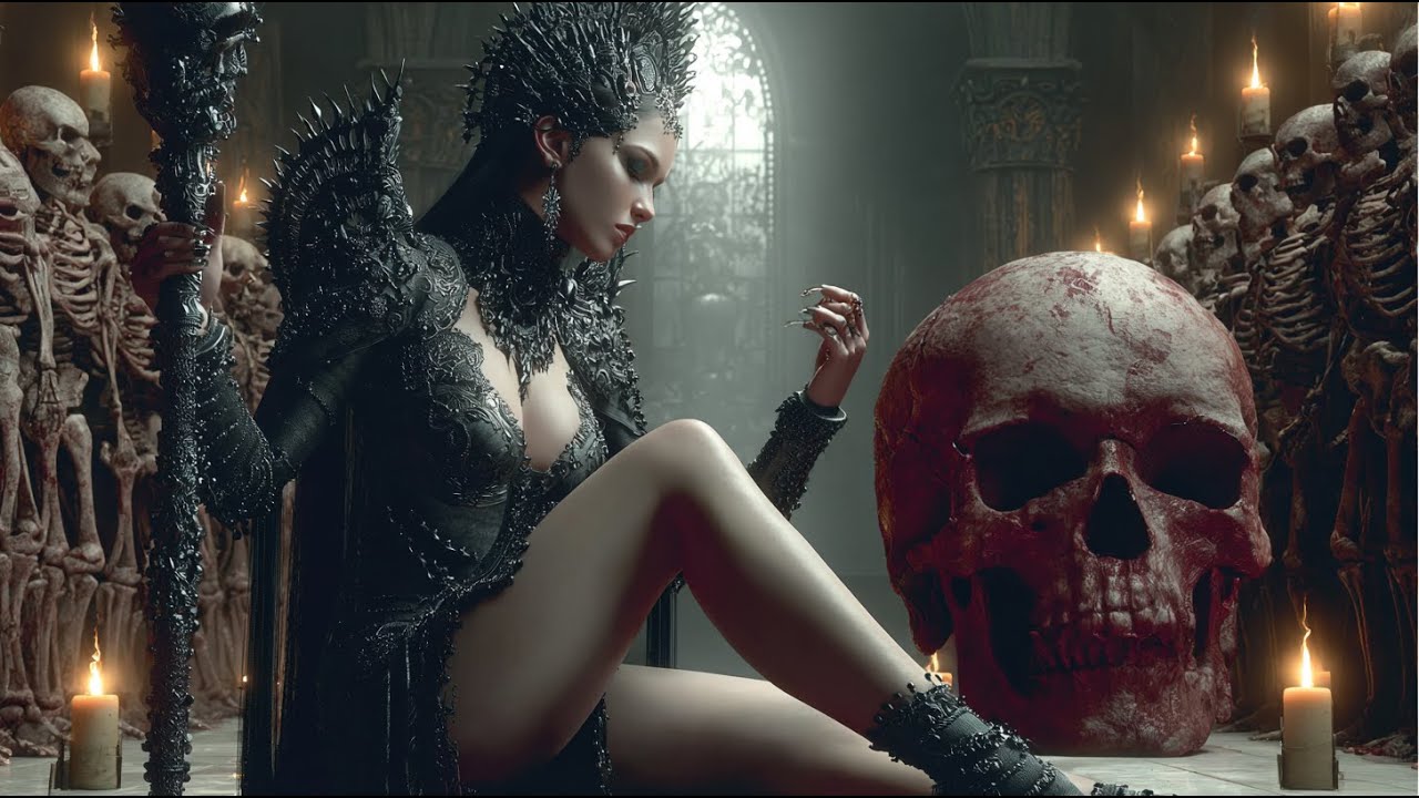 🔥 THE WITCH QUEEN 🔥 Burn the Heavens Remix 🔥  4K Dark Fantasy Metal Music Video