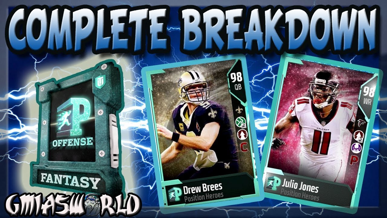MADDEN 18 Position Heroes - COMPLETE BREAKDOWN OF POSITION HERO(offense) Madden NFL 18