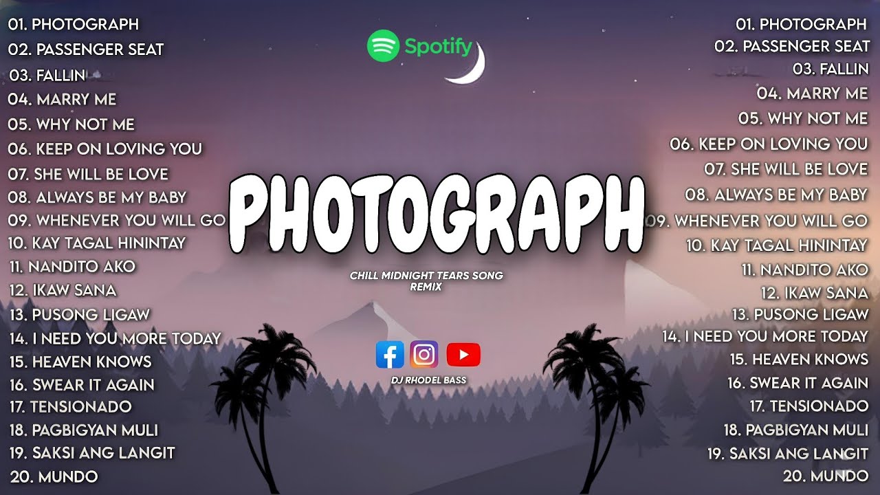 🔥BEST OF PHOTOGRAPH, PASSENGER SEAT, YOU AND I X MORE TIKTOK VIRAL FULL BASS REMIX/DJ RHODEL BASS🔥