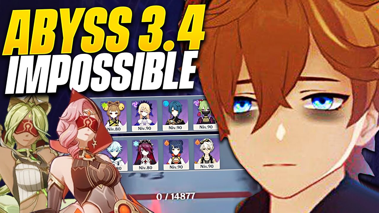 CES ABYSSES M'ONT DÉTRUIT ! Team 4★ F2P pour le End Game 3.4 (et c'est fun!) - Genshin Impact