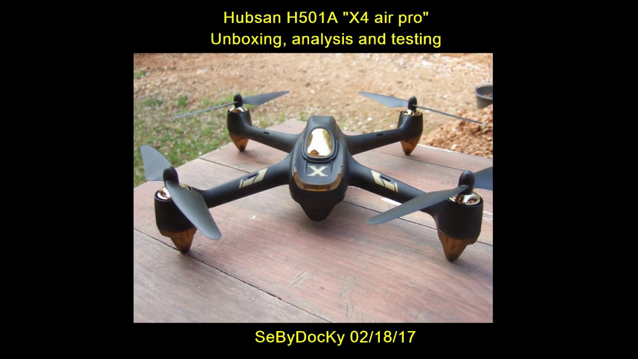 Hubsan H501A unboxing, analysis and testing (Courtesy Banggood)