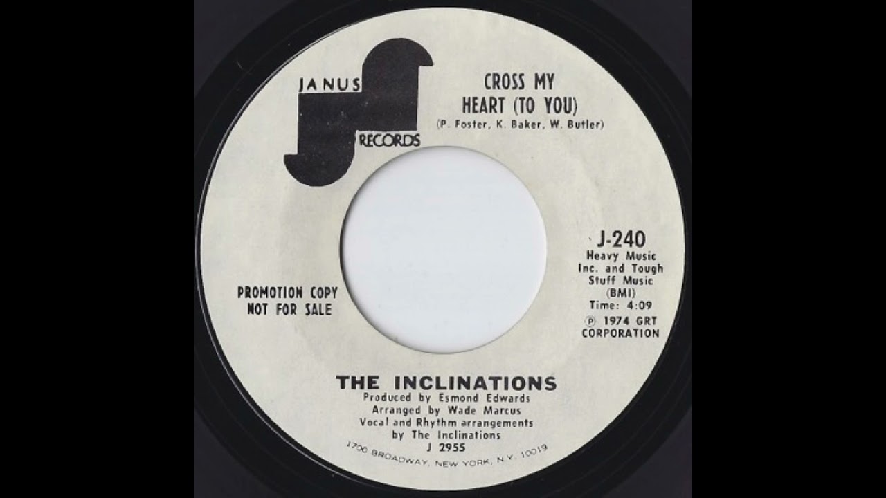 The Inclinations - Cross My Heart (To You)