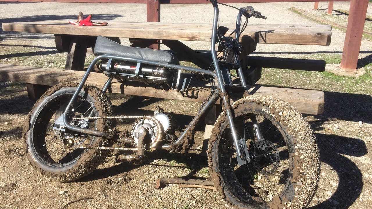Lithium Cycles Super 73 Ride Report #2 // Bigger cog + muddy trail