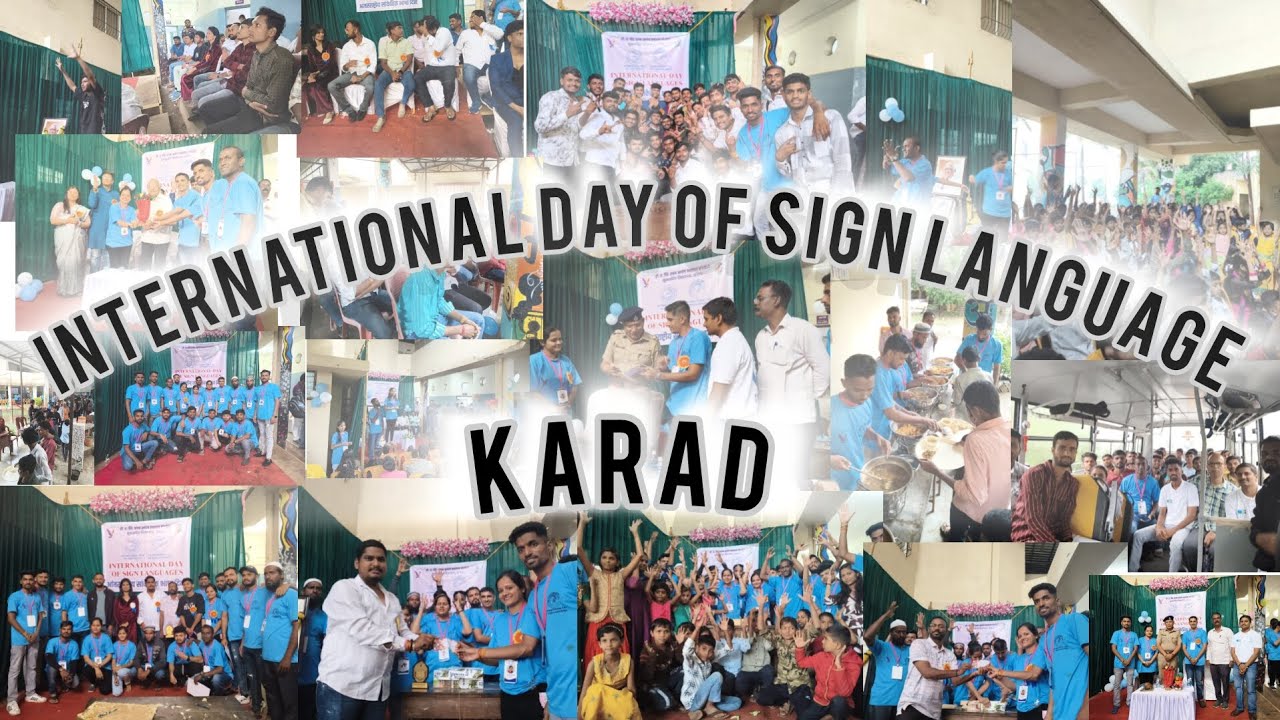 International Day of Sign Language in Karad ❤️ 