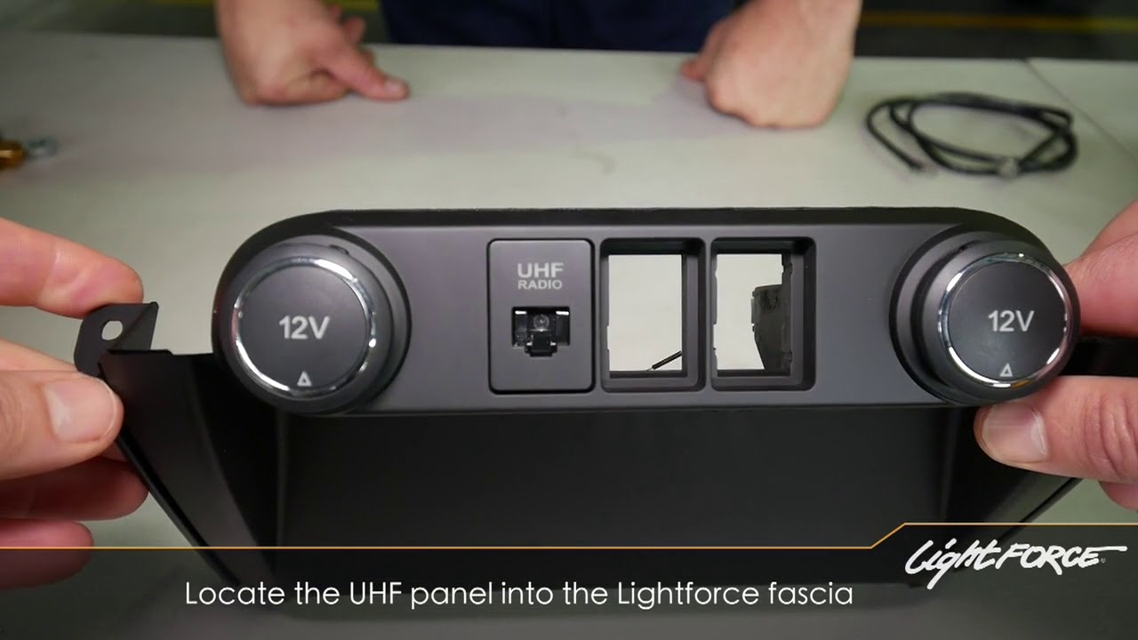 OEM Style Switch Fascia - to Suit Ford Ranger PX MK2, PX3  & Everest models.  Installation