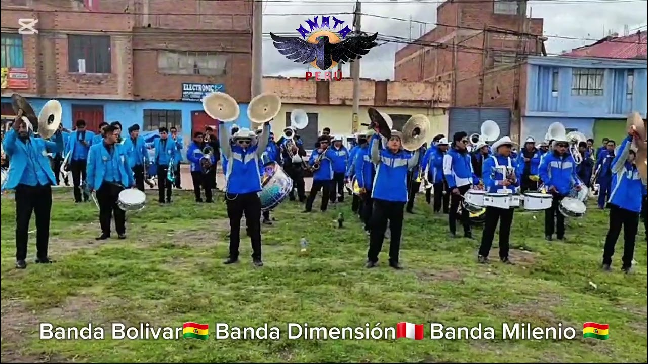 Tobas Amazonas Gestión 2025 Banda Bolivar, Banda Dimensión Perú y la Banda Súper Milenio