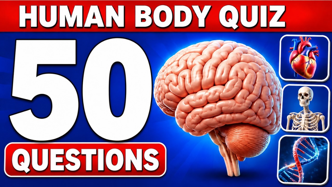 50 вопросов о теле человека | Сколько из них вы угадаете?