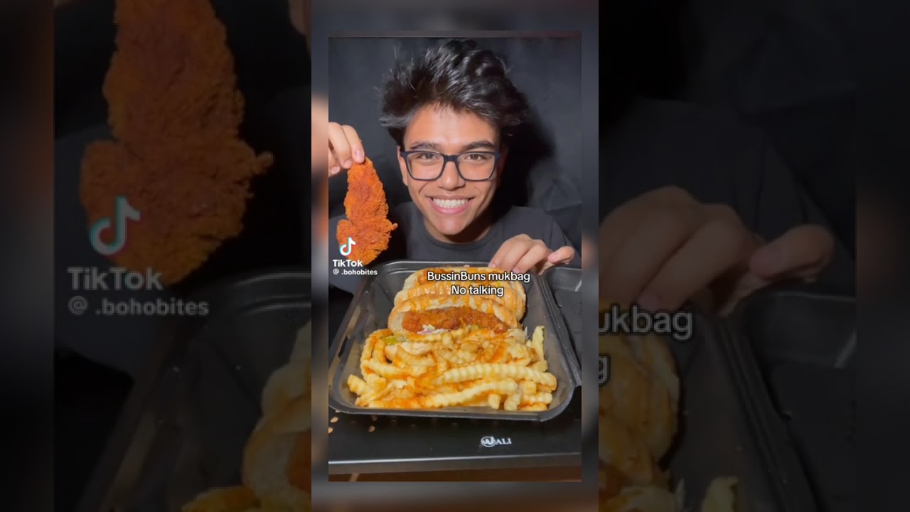 TIKTOK MUKBANGS COMPLIATION | Dave's Hot Chicken, Burritos & more 