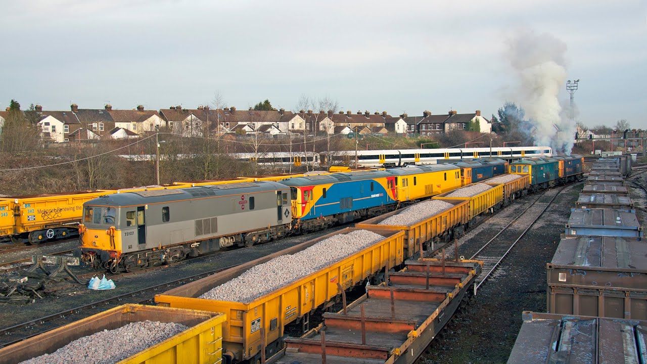 Class 73 Electro Diesel (EDs) Locomotive Compilation 2014 to 2015 (Remastered and Republished)