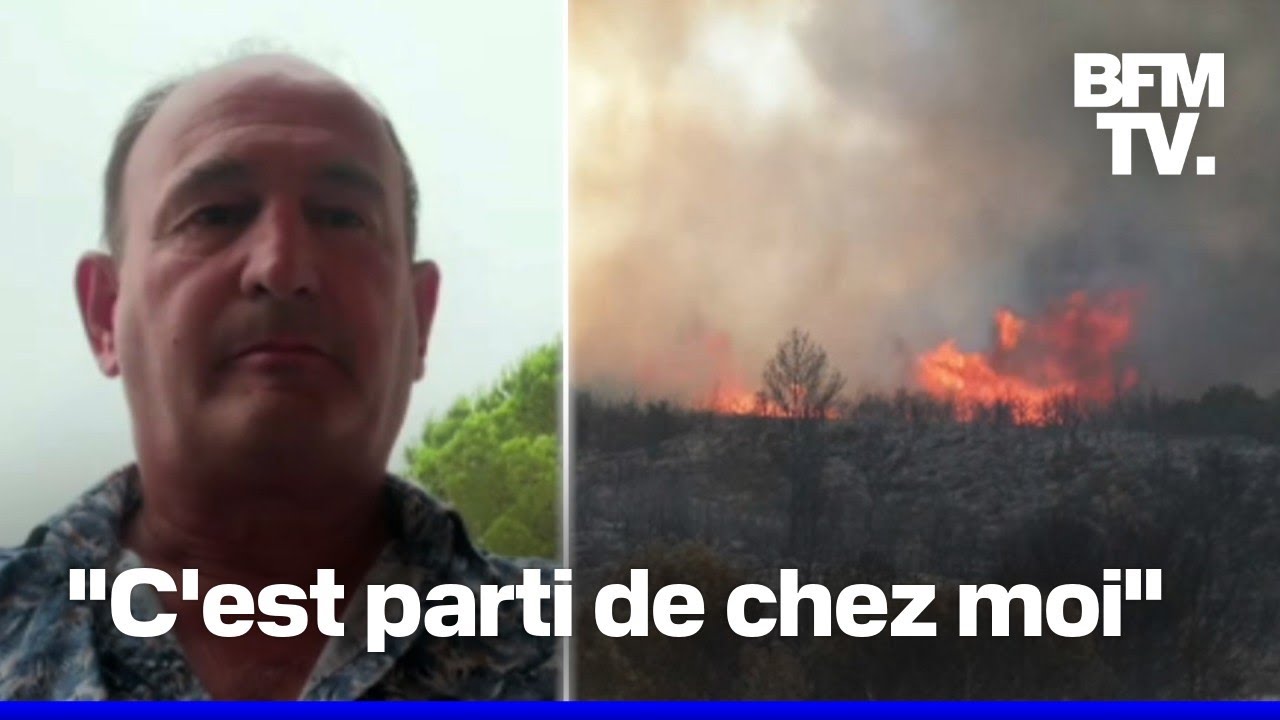 Aude: la désolation d'Alain Coste, maire de Ribaute, la commune d’où est parti l’incendie