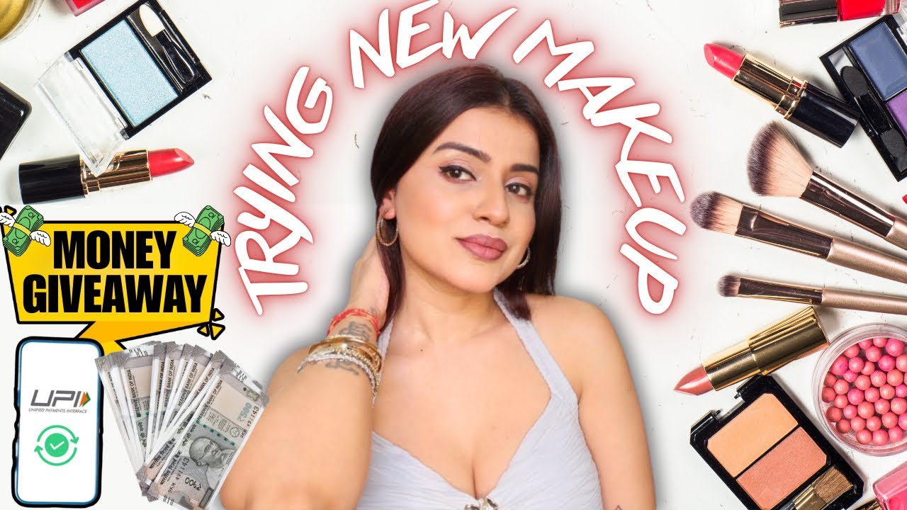 GRWM : Trying New Makeup Products | Botox, Fillers, Treatments | Money Giveaway | Nidhi Chaudhary