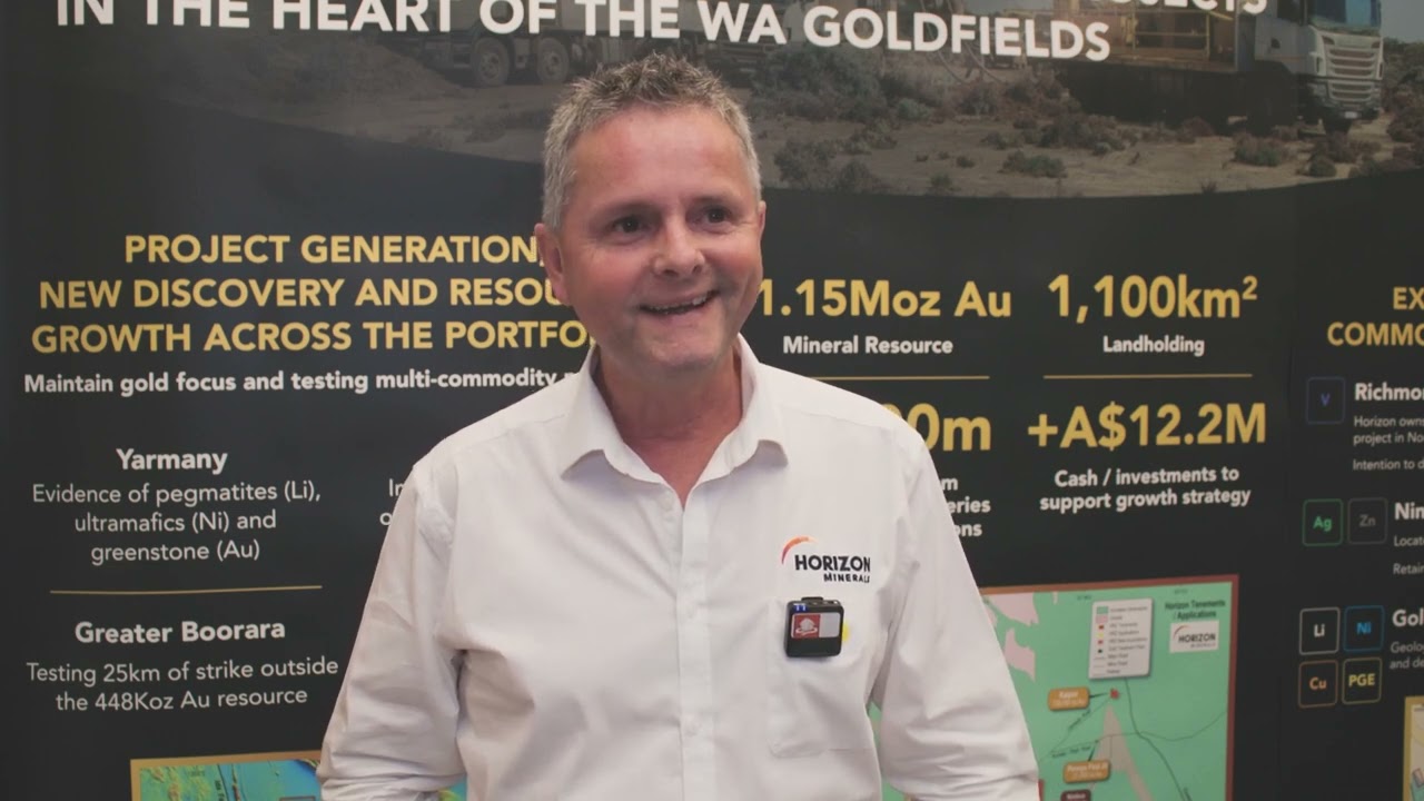 Horizon Minerals (ASX: HRZ) managing director Jon Price at 2022 RIU Explorers Conference