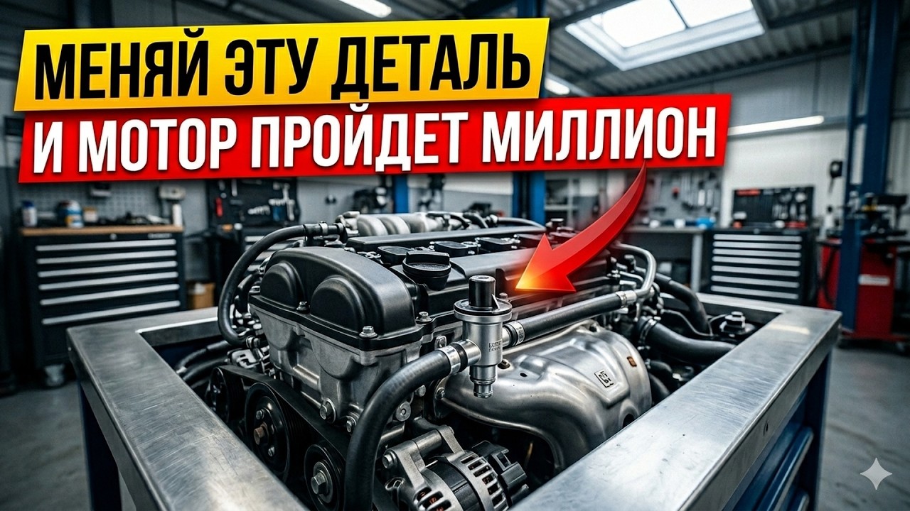 Этот бесплатный метод заставит любой двигатель проехать миллион километров без единого ремонта