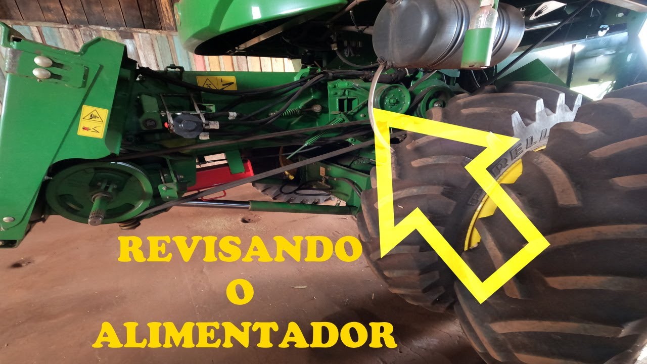 REVISÃO JOHN DEERE S440 - ALIMENTADOR (GARGANTA) ROLAMENTOS E TECNIL