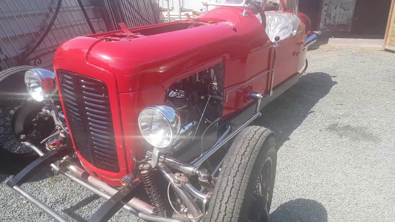 Reverse Trike V twin Suzuki 1920's Race Car ! (unfinished walk around)