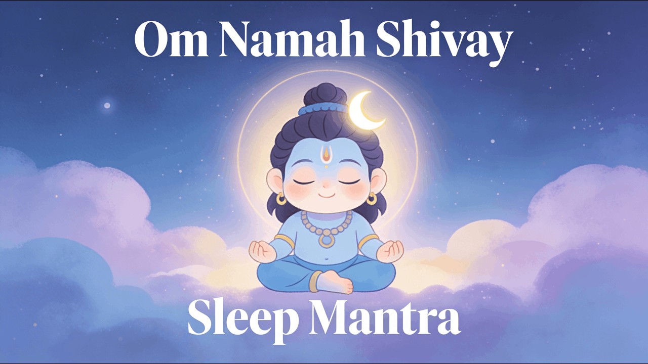Om Namah Shivay for Baby Sleep 🌙 | 1 Hour Calm Mantra for Toddlers