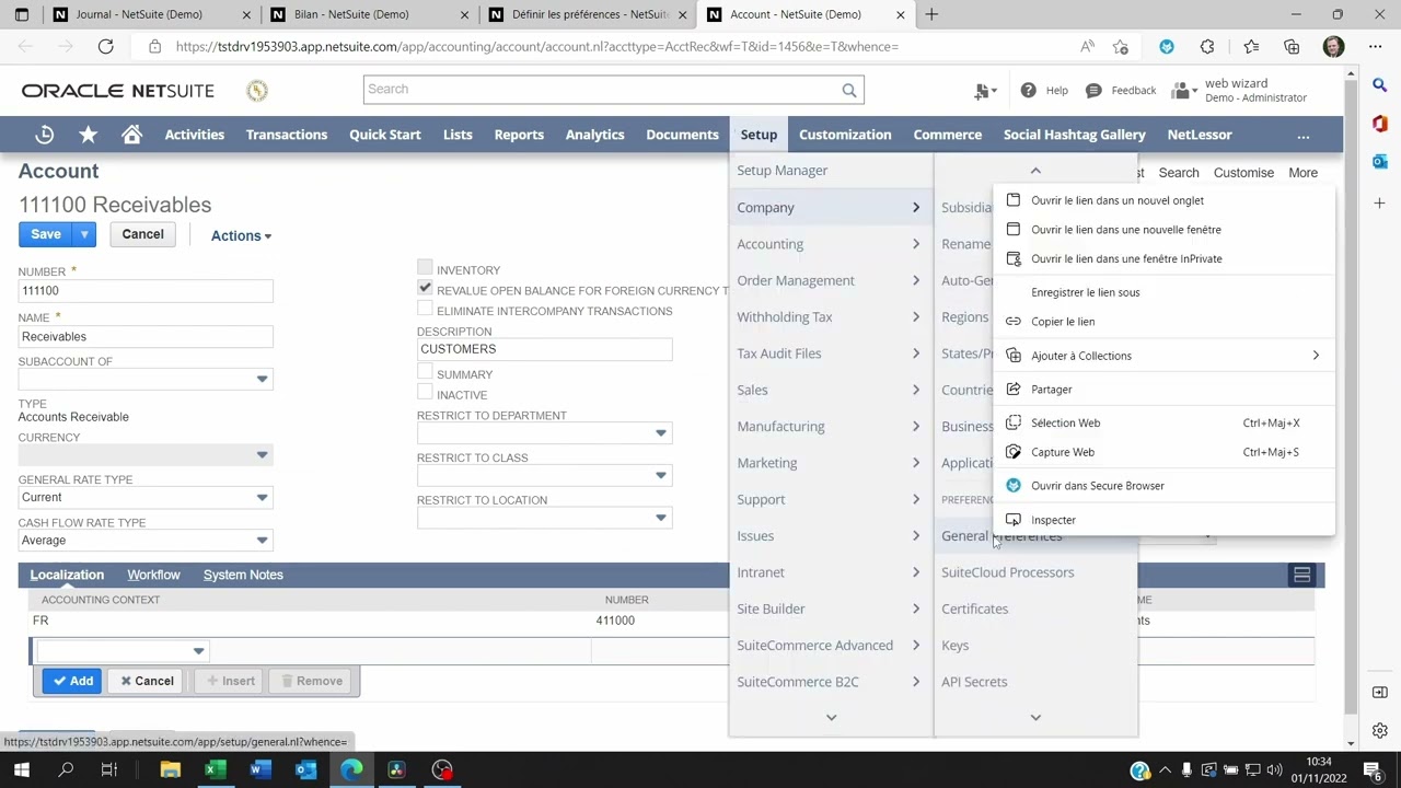 How to manage multiple chart of accounts on netsuite using accounting contexts.