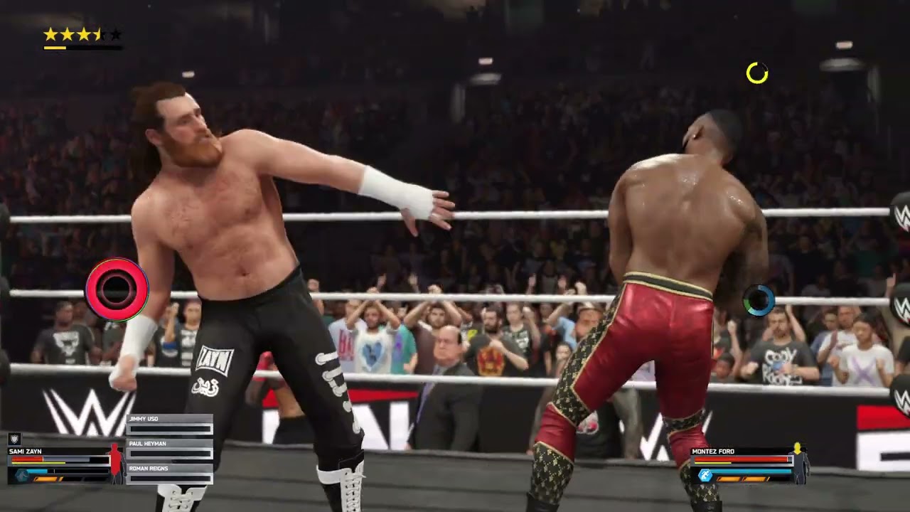 WWE 2K25 Universe Mode - Sami Zayn vs Montez Ford