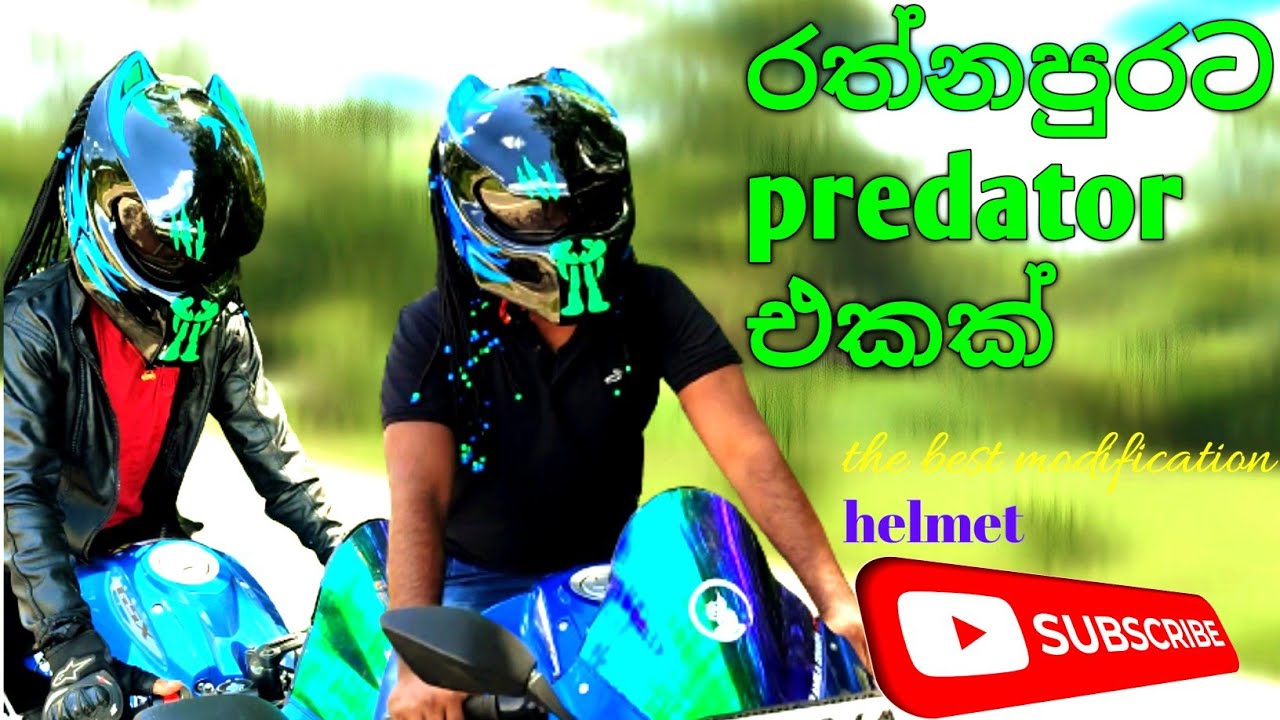 the best predator helmet ever released its happiness | helmet modification #new