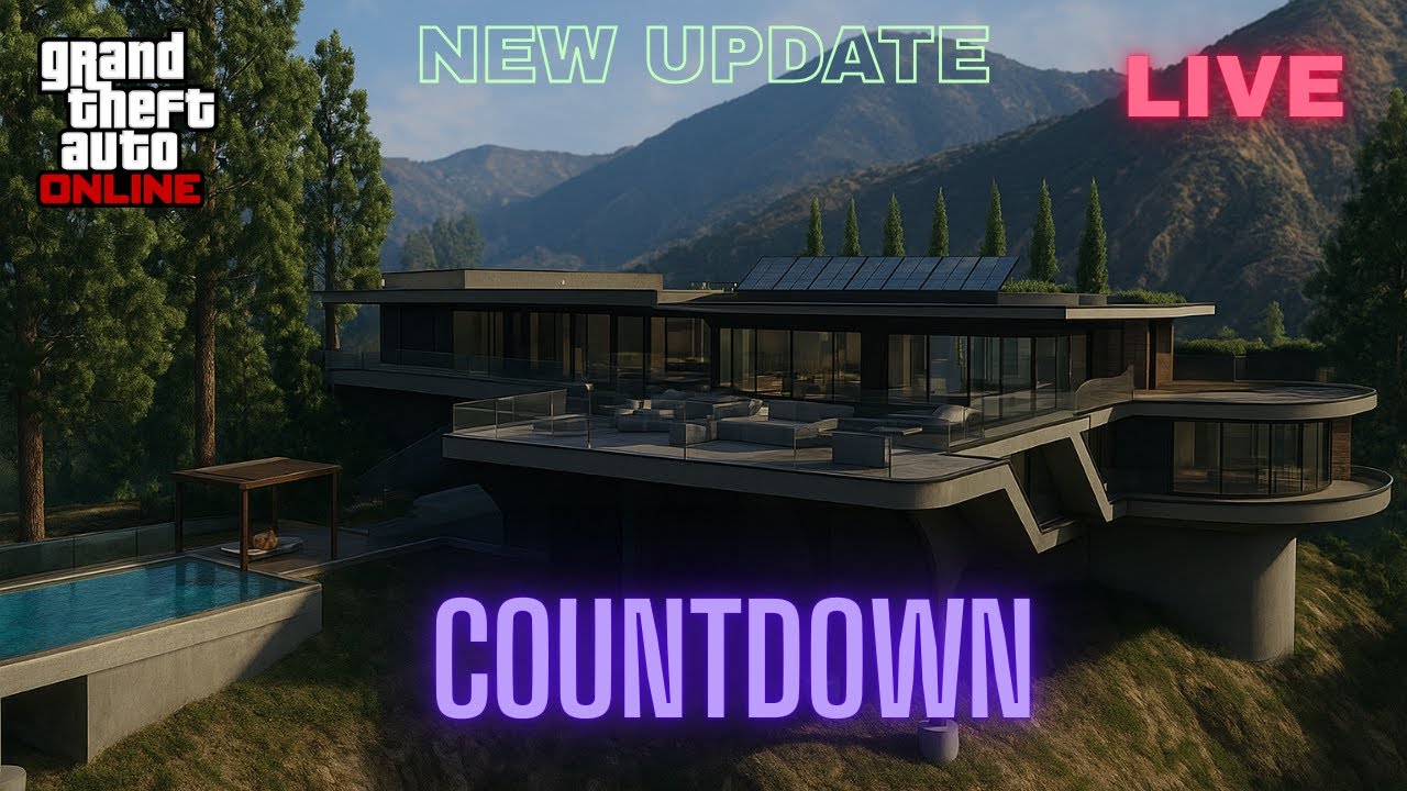 [NEW] GTA 5 MANSION DLC UPDATE COUNTDOWN LIVE *NEW CARS*