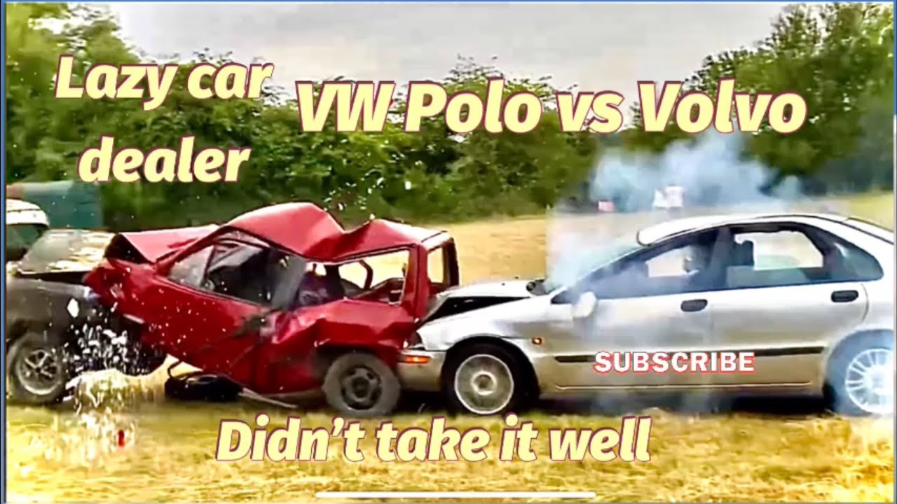Lazy car dealer crash tests an old Bread Van polo and it’s a 1 star at best