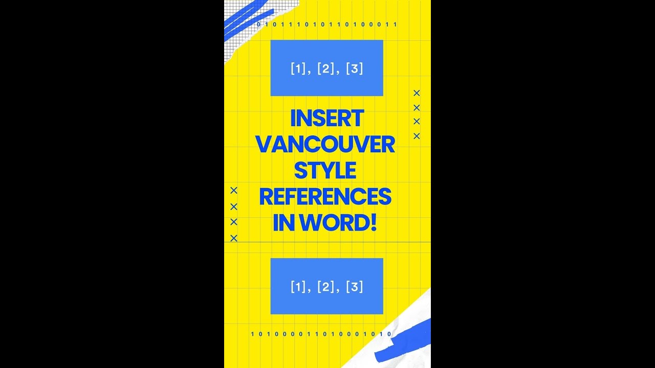 Vancouver&nbsp;Style&nbsp;of&nbsp;Referencing&nbsp;in MS-Word | Numbering Style of Referencing