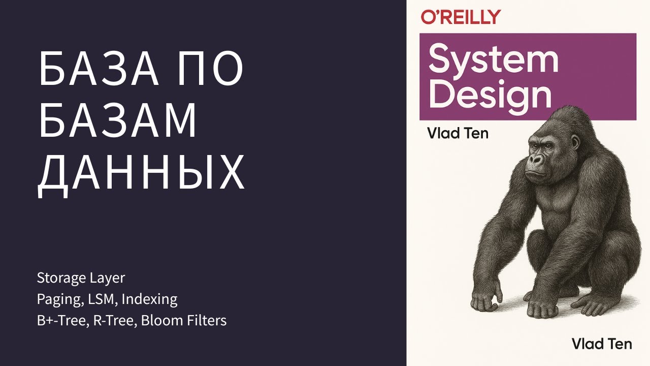 База по Базам Данных - Storage (Индексы, Paging, LSM, B+-Tree, R-Tree) | Влад Тен Систем Дизайн