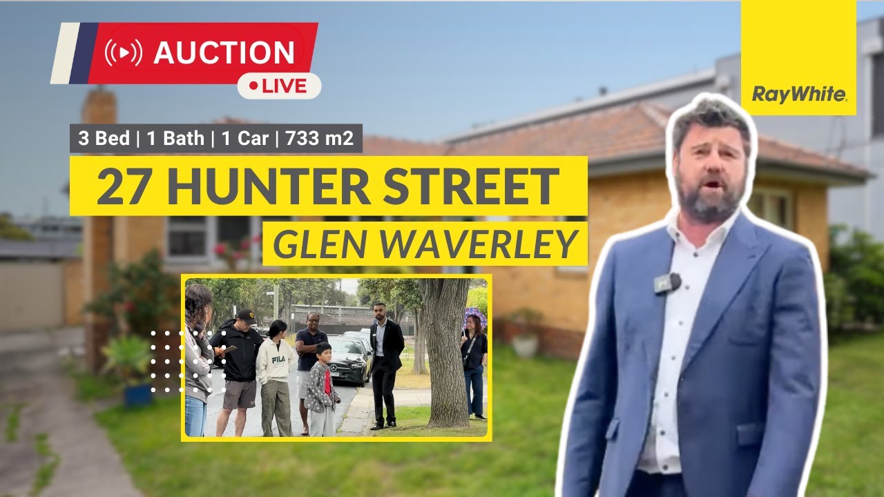 Live Auction @ 27 Hunter Street, Glen Waverley - Auction Results Melbourne