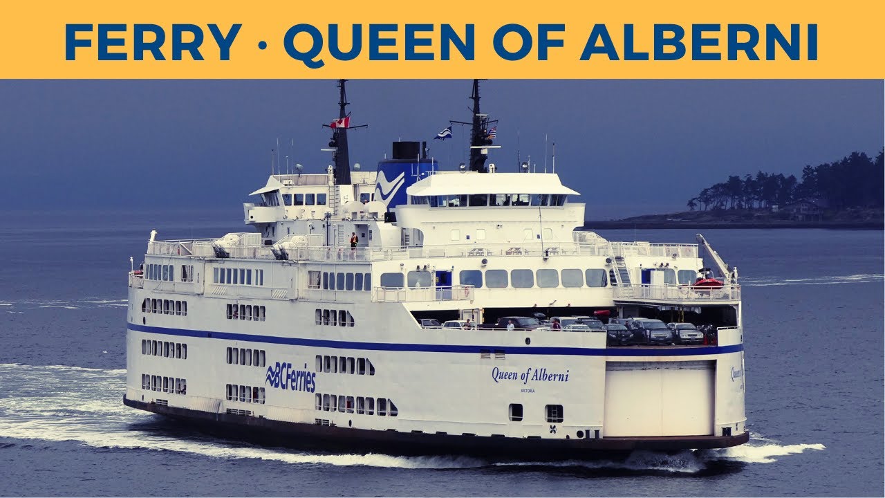 Arrival & departure of ferry QUEEN OF ALBERNI, Duke Point (BC Ferry)