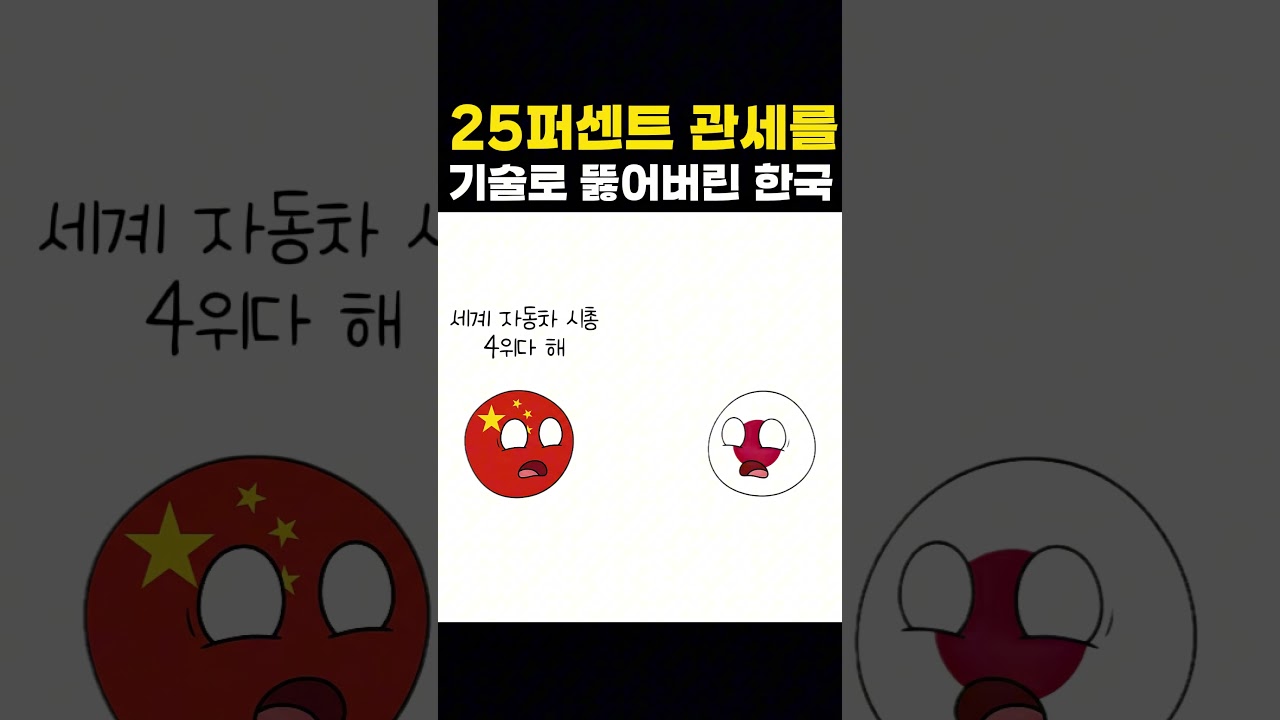 관세를 뚫어버린 한국ㅋㅋ