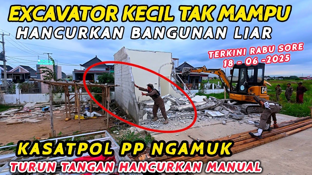 INILAH KESELURUHAN PENGGUSURAN BANGLI-BANGLI DI KALI PJT GABUS TAMBUN UTARA BEKASI BANYAK PRO-KONTRA