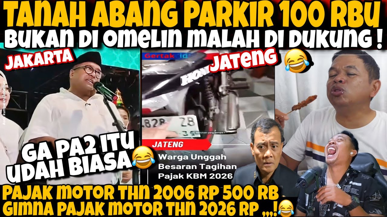 ADUAN WARGA JAKARTA PARKIR 100 ribu BUKAN DI OMELIN MALAH DI DUKUNG JUKIR NYAH ? KERANDOMAN KDM WKWK