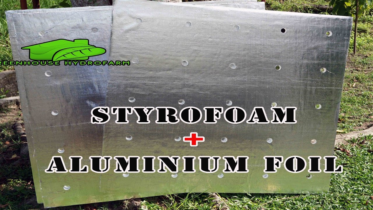 Tips & Trik Hidroponik 9 - Melekatkan Aluminiun Foil Pada Styrofoam