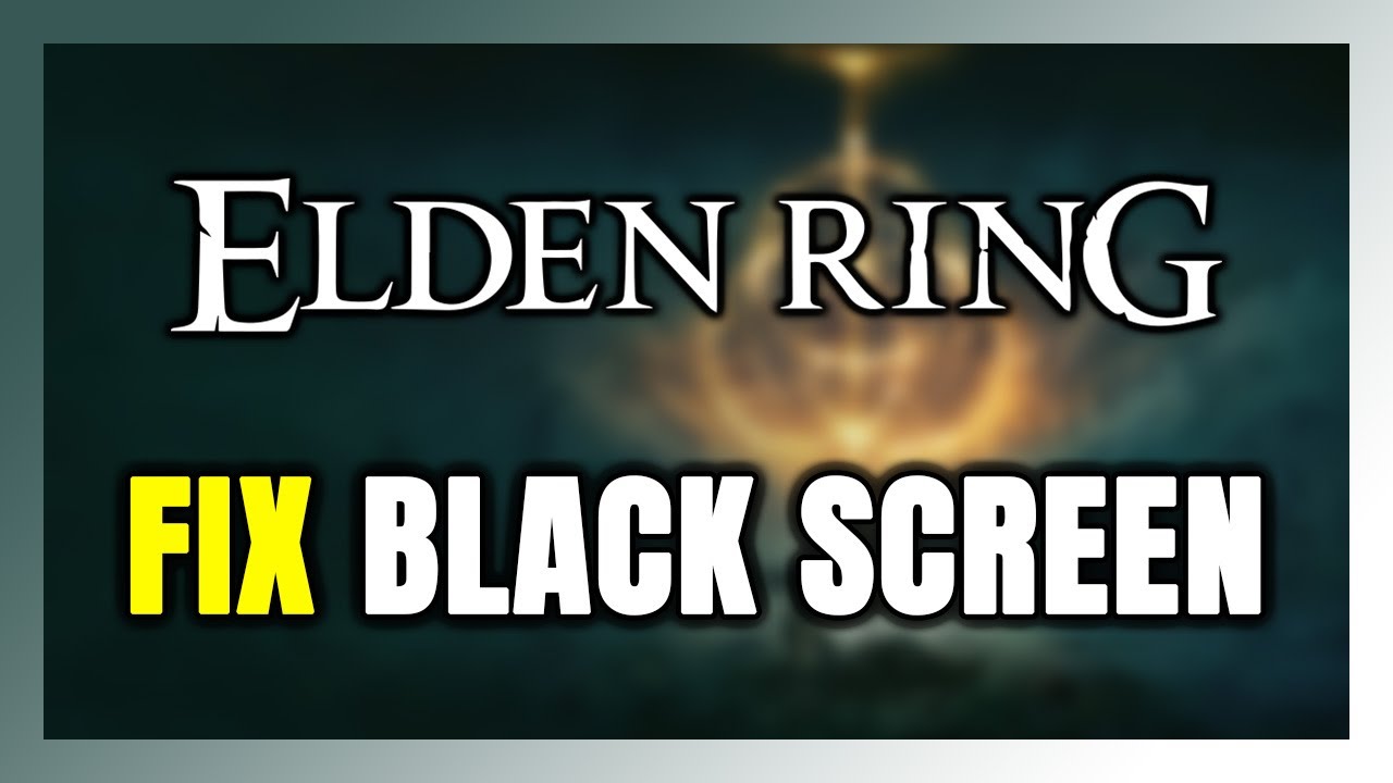 Как исправить черный экран в Elden Ring!