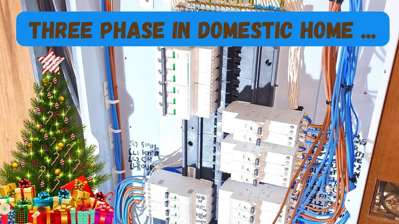 Three Phase in a domestic house REALLY....