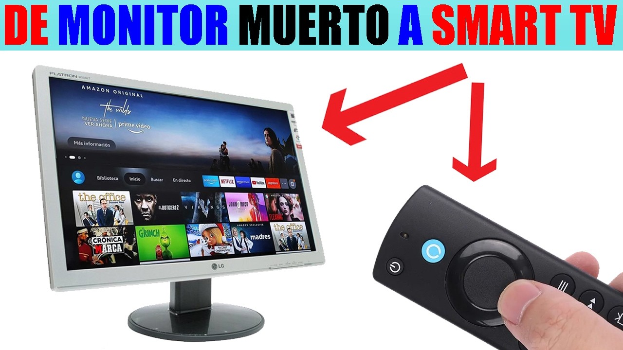 Convierte cualquier MONITOR en SMART TV con simple TRUCO