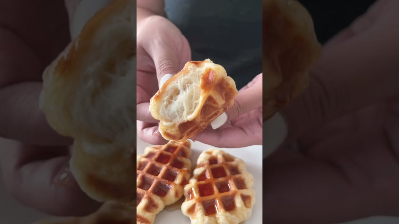 Yummy Croissant Waffles 🧇 | Quick & Easy Breakfast ideas 💡