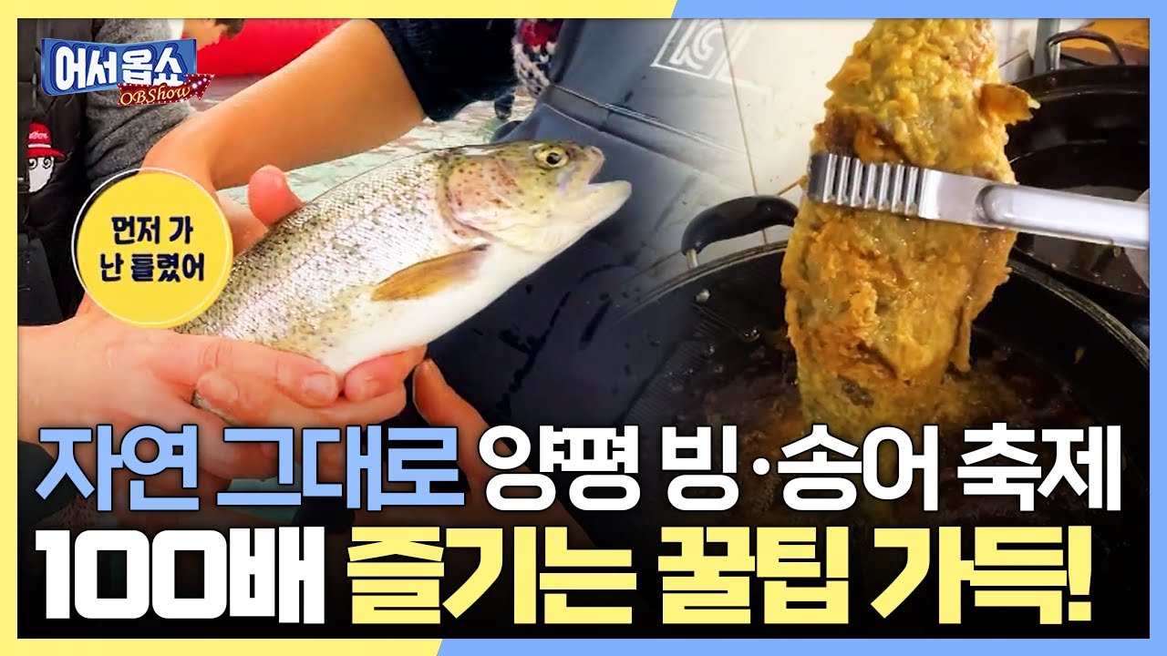 [어서옵쇼] 자연 그대로 양평 빙·송어 축제...100배 즐기는 꿀팁 가득!
