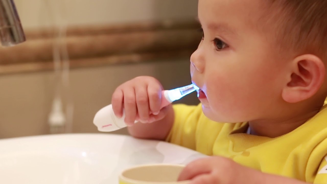 yookidoo baby sonic tooth brush