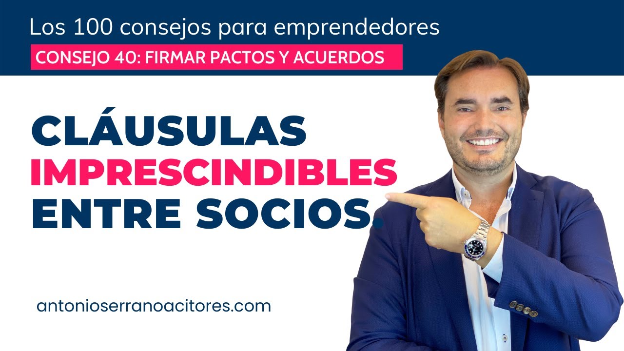 MBA Gratis. Consejo 40: Firma un Pacto de Socios