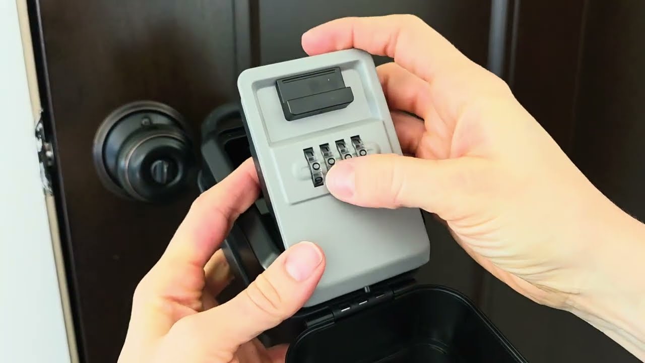 🔑 NO MORE Hiding Keys! Smart Bluetooth Key Lock Box Review 🏠