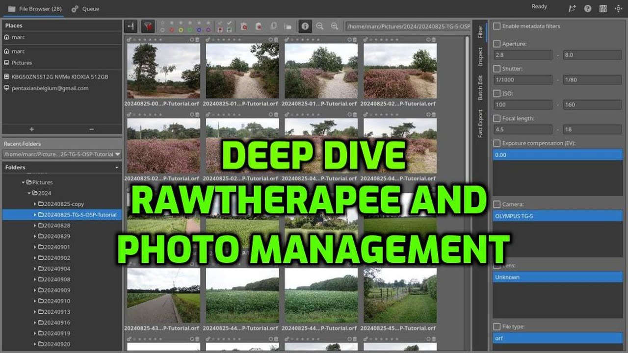 Mastering Photo Management in RawTherapee &ndash; A Quick Guide!
